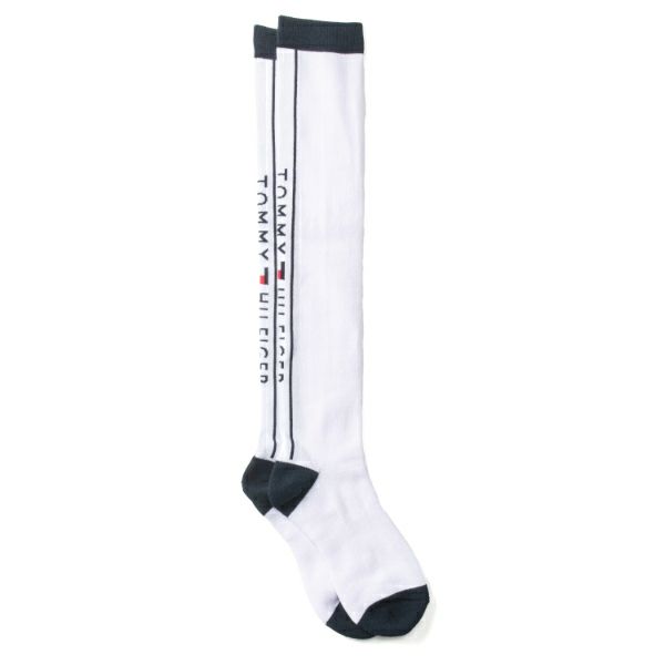 トミー ヒルフィガー ゴルフ Tommy Hilfiger Golf レディース レディース ニーハイソックス バックロゴ THMB4S06 詳細3