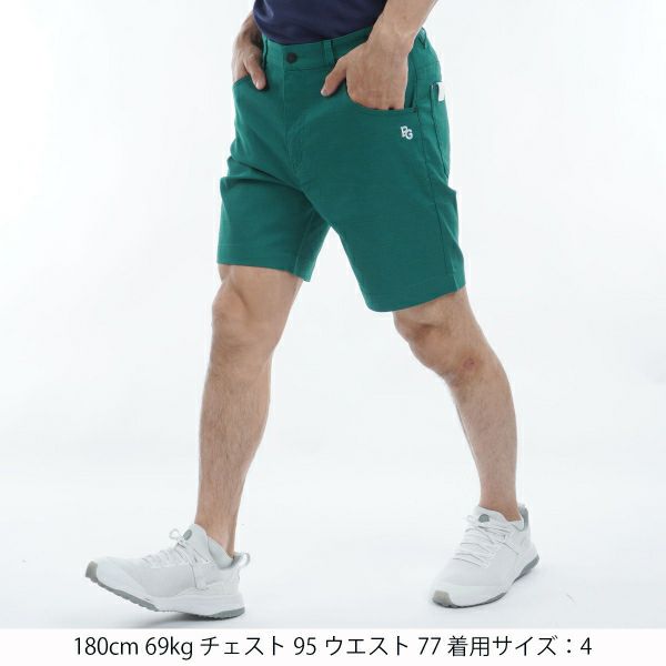 パーリーゲイツ プラスクール ストレッチ 5ポケットショートパンツ（ブルー／4） 30％OFF】[パーリーゲイツ]PGチェックドビー 5ポケット