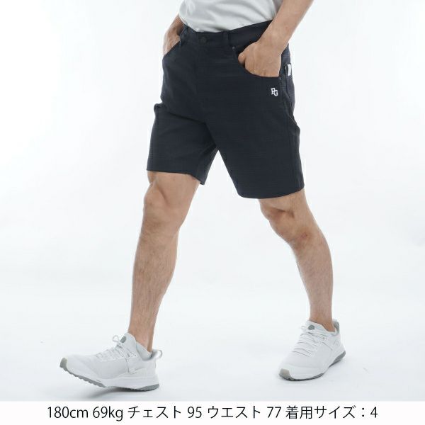 PGG ストレッチ ショートパンツ 5 L PEARLY GATES パンツ 「PEARLY GATES」カルゼストレッチ5