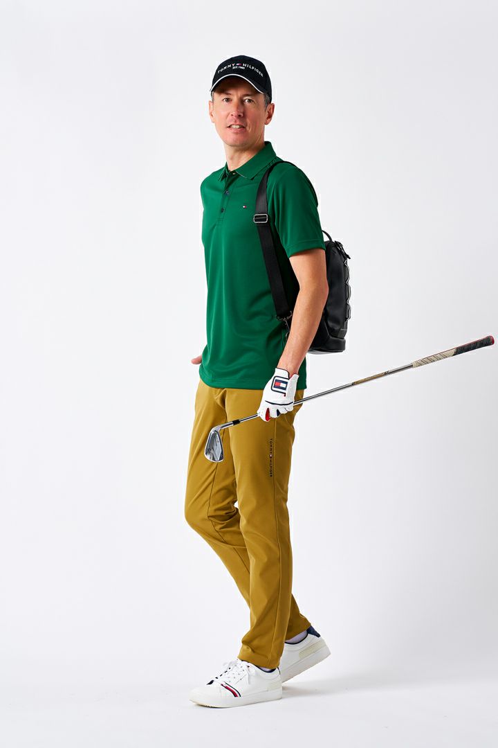 TOMMY HILFIGER GOLF メンズ ポロシャツ