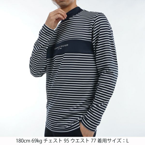 ツアーティー TOUR TEE メンズ メンズ エッセンシャル　長袖モックネックシャツ THMA454 詳細6