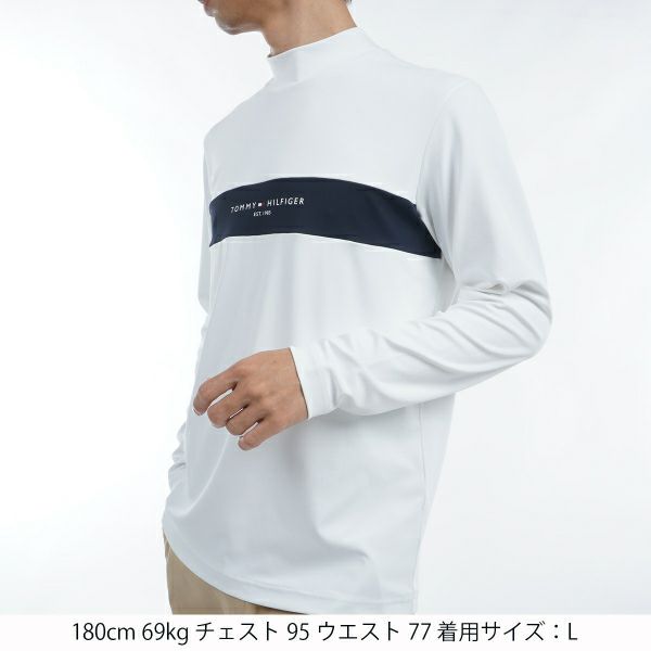 トミーヒルフィガー ゴルフ メンズ エッセンシャル 長袖モックネックシャツ セール・アウトレット】ストレッチ エッセンシャル モックネック