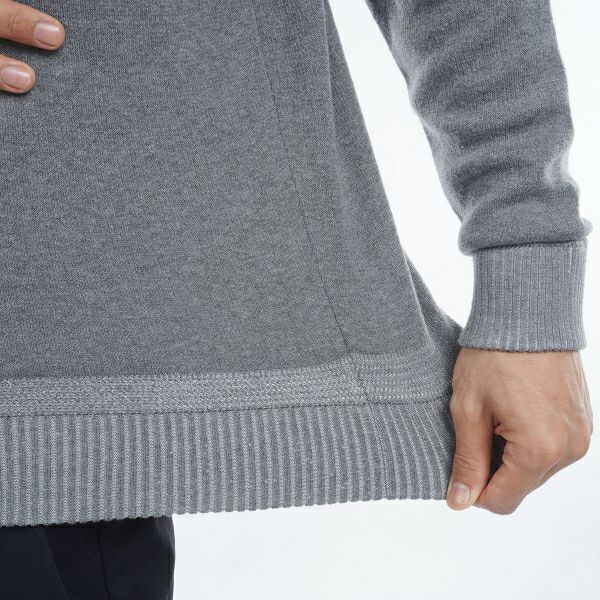 ツアーティー TOUR TEE メンズ メンズ バックロゴ　Vネックジップアップセーター THMA460 詳細12