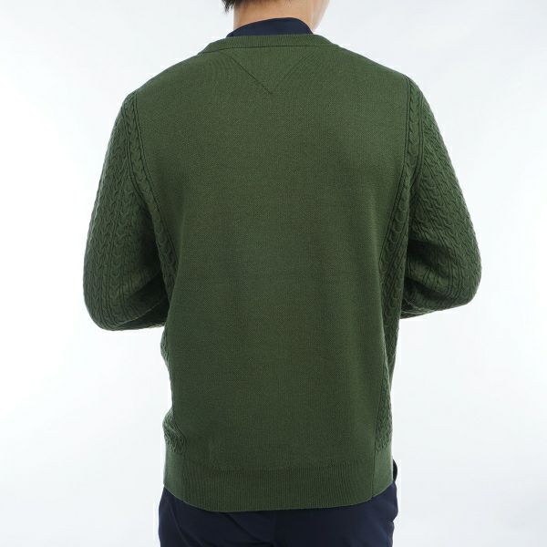 ツアーティー TOUR TEE メンズ メンズ ケーブルミックス　クルーネックセーター THMA461 詳細7