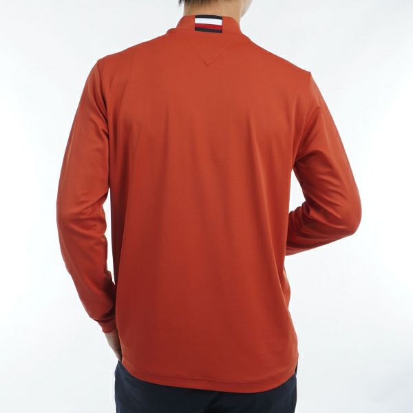 ツアーティー TOUR TEE メンズ メンズ フロントロゴ　長袖モックネックシャツ THMA465 詳細10