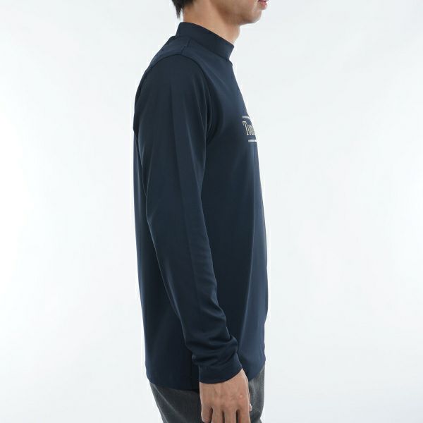 ツアーティー TOUR TEE メンズ メンズ フロントロゴ　長袖モックネックシャツ THMA465 詳細14