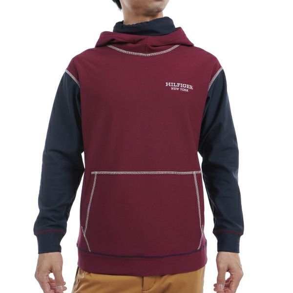 ツアーティー TOUR TEE メンズ メンズ ネックウォーマー付　スウェットフーディー THMA469 詳細1