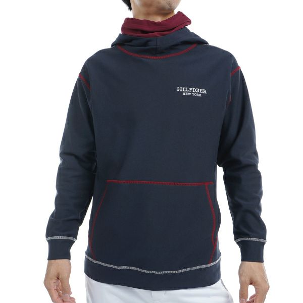 ツアーティー TOUR TEE メンズ メンズ ネックウォーマー付　スウェットフーディー THMA469 詳細3