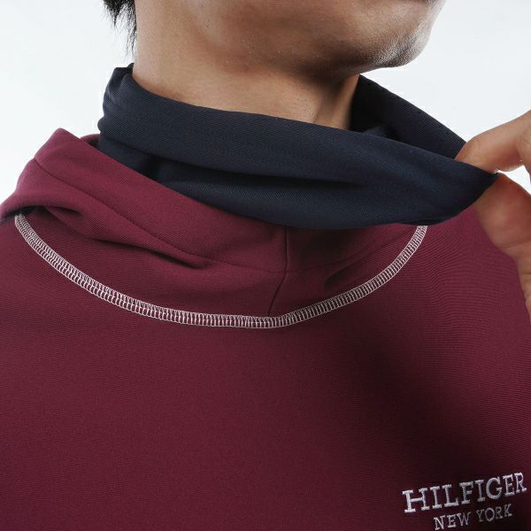 ツアーティー TOUR TEE メンズ メンズ ネックウォーマー付　スウェットフーディー THMA469 詳細14