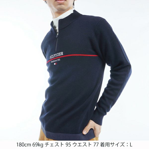 新品⭐︎トミーフィルフィガーゴルフ ハーフジップセーター