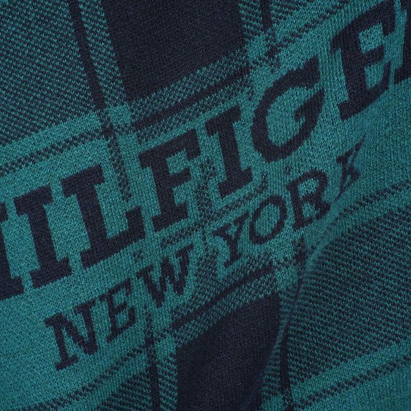ツアーティー TOUR TEE メンズ メンズ バッファローチェックジャカード　クルーネックセーター THMA478 詳細18