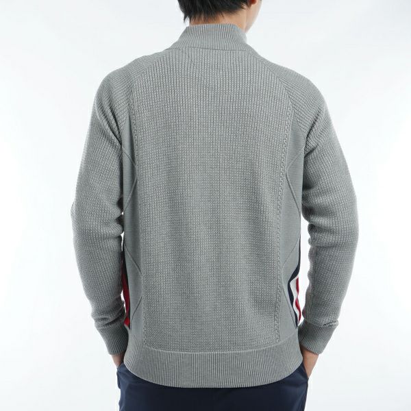 ツアーティー TOUR TEE メンズ メンズ ケーブル　フルジップセーター THMA479 詳細7