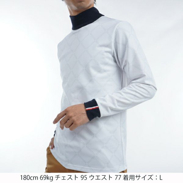 ツアーティー TOUR TEE メンズ メンズ ダイヤロゴプリント　長袖ハイネックシャツ THMA481 詳細6