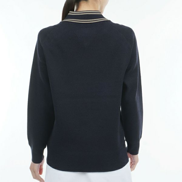 ツアーティー TOUR TEE レディース レディースエンブレムロゴ　Vネックセ－タ－ THLA450 詳細9