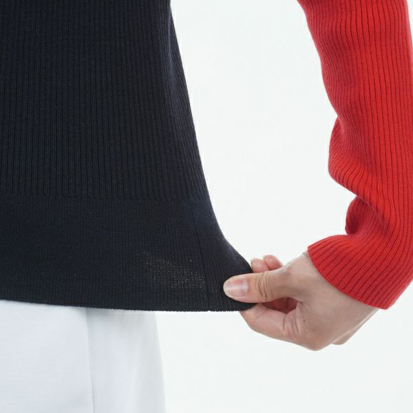 ツアーティー TOUR TEE レディース レディースリブパネルカラ－　ボトルネックセ－タ－ THLA451 詳細12