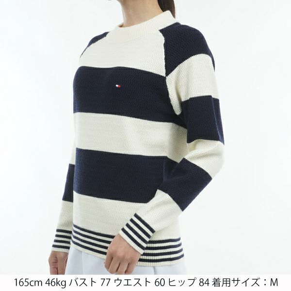ツアーティー TOUR TEE レディース レディースリンクスボ－ダ－　ボトルネックセ－タ－ THLA455 詳細7