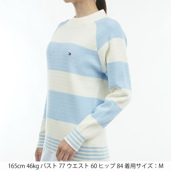 ツアーティー TOUR TEE レディース レディースリンクスボ－ダ－　ボトルネックセ－タ－ THLA455 詳細9