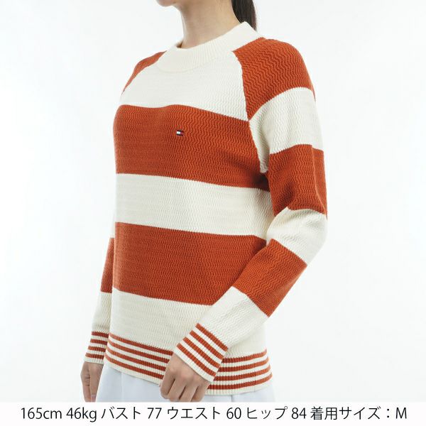 ツアーティー TOUR TEE レディース レディースリンクスボ－ダ－　ボトルネックセ－タ－ THLA455 詳細11