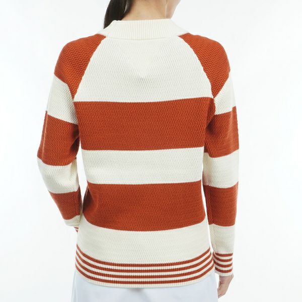 ツアーティー TOUR TEE レディース レディースリンクスボ－ダ－　ボトルネックセ－タ－ THLA455 詳細12