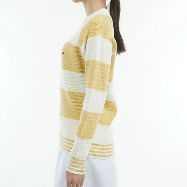 ツアーティー TOUR TEE レディース レディースリンクスボ－ダ－　ボトルネックセ－タ－ THLA455 詳細13