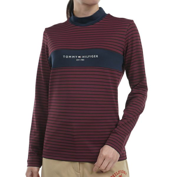 ツアーティー TOUR TEE レディース レディースモックネック　長袖シャツ THLA461 詳細1