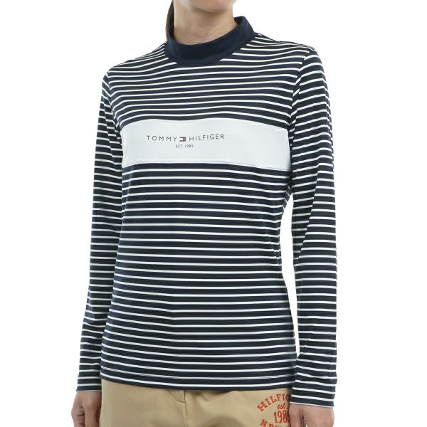 ツアーティー TOUR TEE レディース レディースモックネック　長袖シャツ THLA461 詳細5