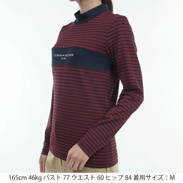 ツアーティー TOUR TEE レディース レディースモックネック　長袖シャツ THLA461 詳細6