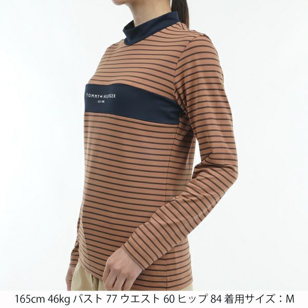 ツアーティー TOUR TEE レディース レディースモックネック　長袖シャツ THLA461 詳細10