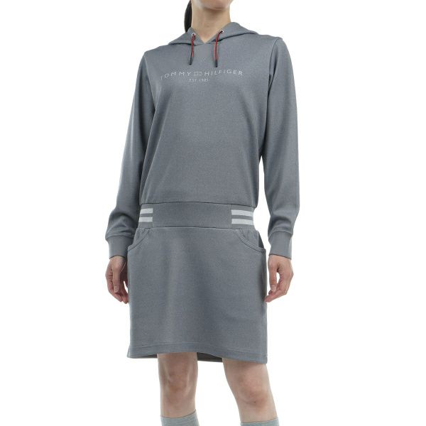 ツアーティー TOUR TEE レディース レディースダンボール  フーディーワンピ－ス THLA464 詳細3