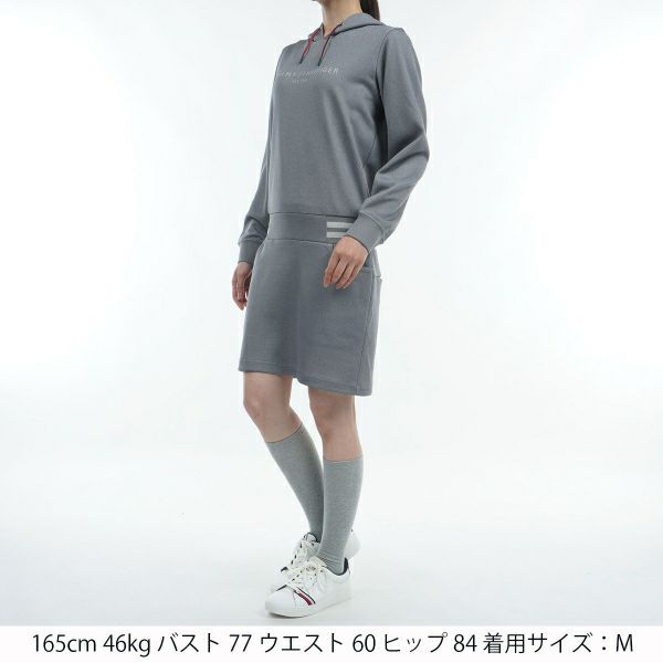 ツアーティー TOUR TEE レディース レディースダンボール  フーディーワンピ－ス THLA464 詳細8