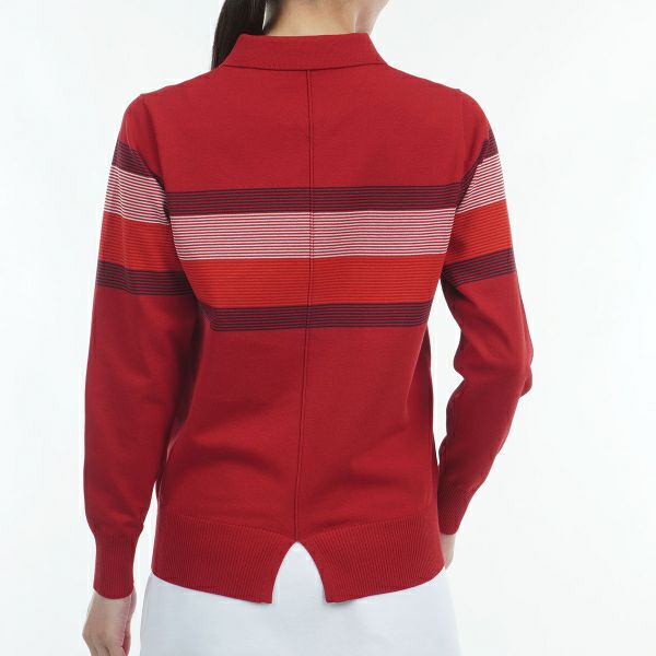 ツアーティー TOUR TEE レディース レディーストリコライン　衿付きセ－タ－ THLA465 詳細13