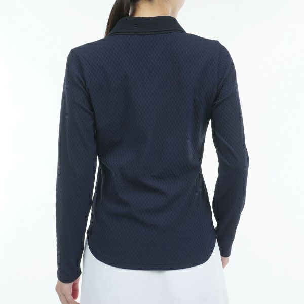 ツアーティー TOUR TEE レディース レディースリンクスジャガ－ド　長袖ポロシャツ THLA468 詳細5