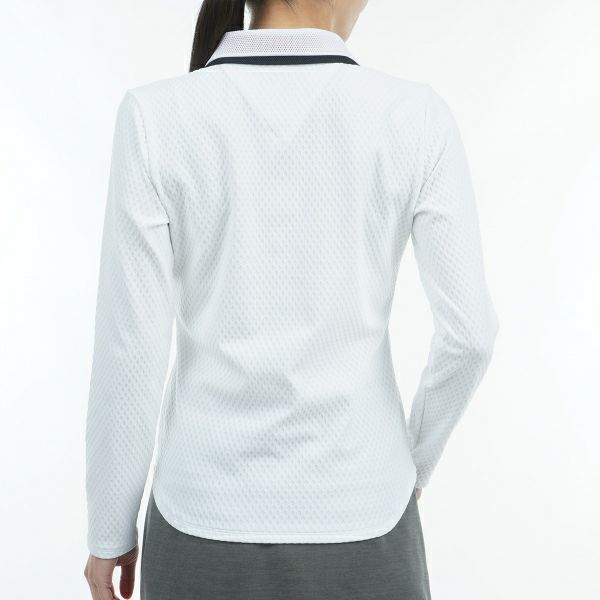 ツアーティー TOUR TEE レディース レディースリンクスジャガ－ド　長袖ポロシャツ THLA468 詳細7