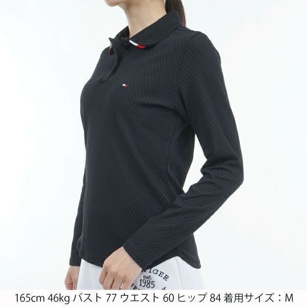 ツアーティー TOUR TEE レディース レディースリンクスジャガ－ド　長袖ポロシャツ THLA468 詳細8