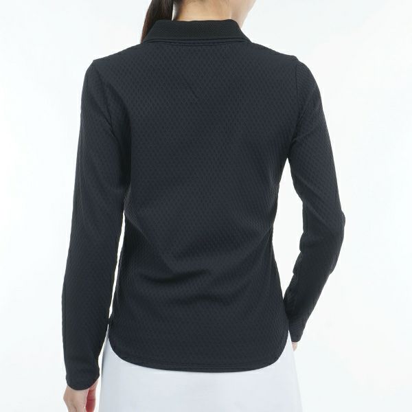 ツアーティー TOUR TEE レディース レディースリンクスジャガ－ド　長袖ポロシャツ THLA468 詳細9