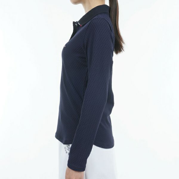 ツアーティー TOUR TEE レディース レディースリンクスジャガ－ド　長袖ポロシャツ THLA468 詳細10