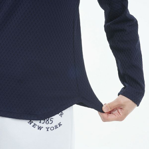 ツアーティー TOUR TEE レディース レディースリンクスジャガ－ド　長袖ポロシャツ THLA468 詳細12