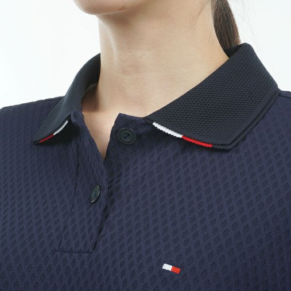 ツアーティー TOUR TEE レディース レディースリンクスジャガ－ド　長袖ポロシャツ THLA468 詳細14