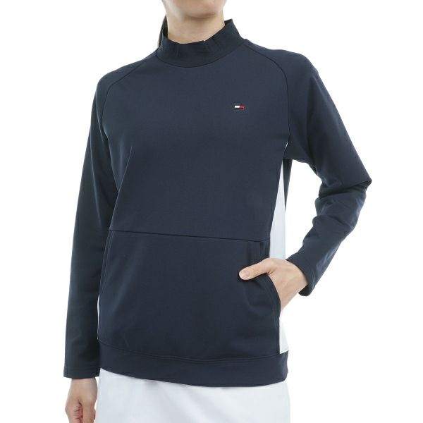 ツアーティー TOUR TEE レディース レディースストレッチウォ－ム　LSモックシャツ THLA472 詳細4