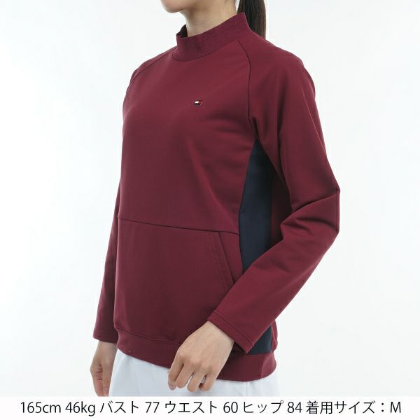 ツアーティー TOUR TEE レディース レディースストレッチウォ－ム　LSモックシャツ THLA472 詳細5