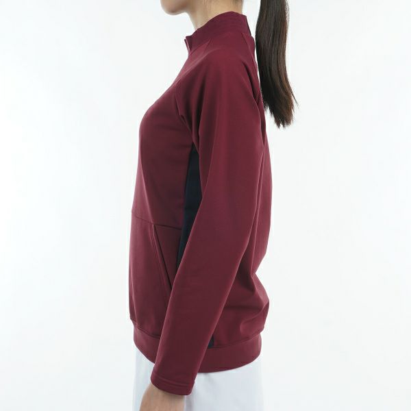 ツアーティー TOUR TEE レディース レディースストレッチウォ－ム　LSモックシャツ THLA472 詳細13