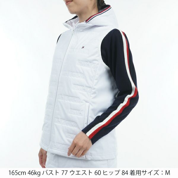 ツアーティー TOUR TEE レディース レディースロゴ　キルトパテッド　ベスト THLA473 詳細6