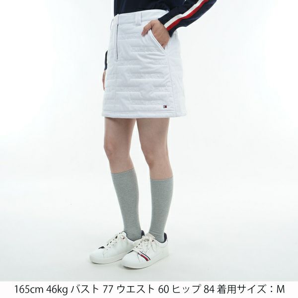 ツアーティー TOUR TEE レディース レディースロゴ　キルトパテッド　スカ－ト THLA474 詳細6