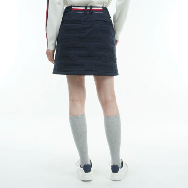 ツアーティー TOUR TEE レディース レディースロゴ　キルトパテッド　スカ－ト THLA474 詳細9