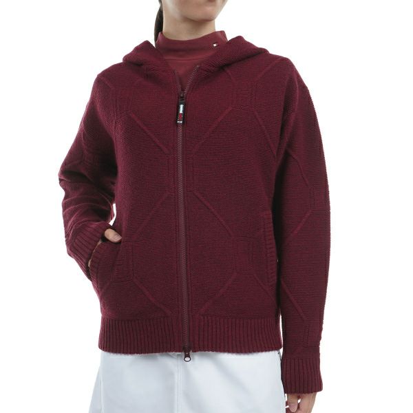 ツアーティー TOUR TEE レディース レディーススケルトンフラッグ　裏地付ZIPセ－タ－ THLA481 詳細1