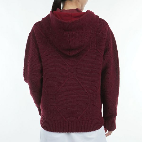 ツアーティー TOUR TEE レディース レディーススケルトンフラッグ　裏地付ZIPセ－タ－ THLA481 詳細5