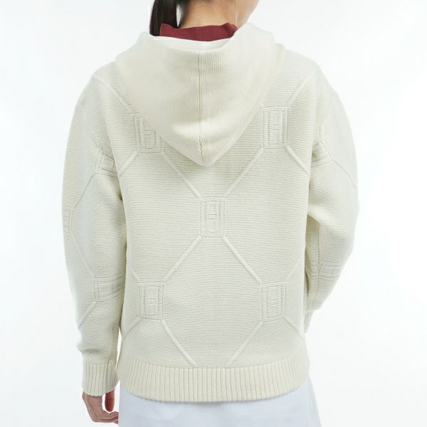 ツアーティー TOUR TEE レディース レディーススケルトンフラッグ　裏地付ZIPセ－タ－ THLA481 詳細7