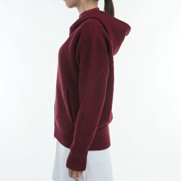 ツアーティー TOUR TEE レディース レディーススケルトンフラッグ　裏地付ZIPセ－タ－ THLA481 詳細10