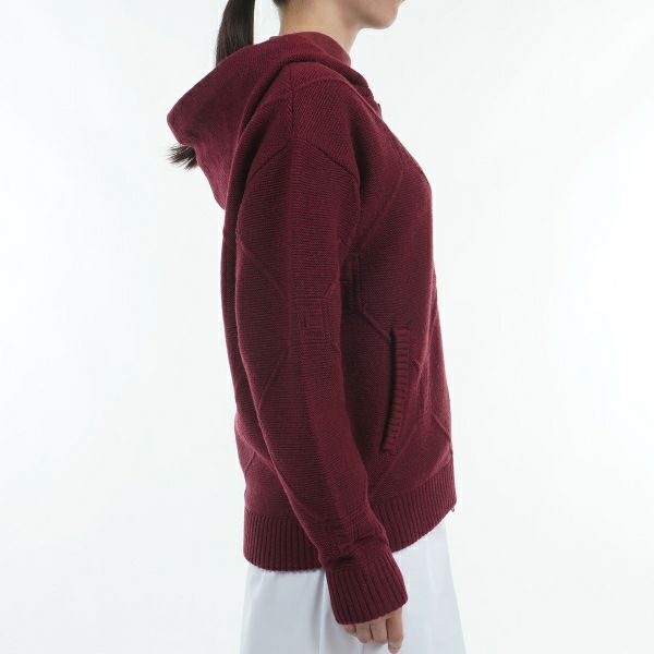 ツアーティー TOUR TEE レディース レディーススケルトンフラッグ　裏地付ZIPセ－タ－ THLA481 詳細11