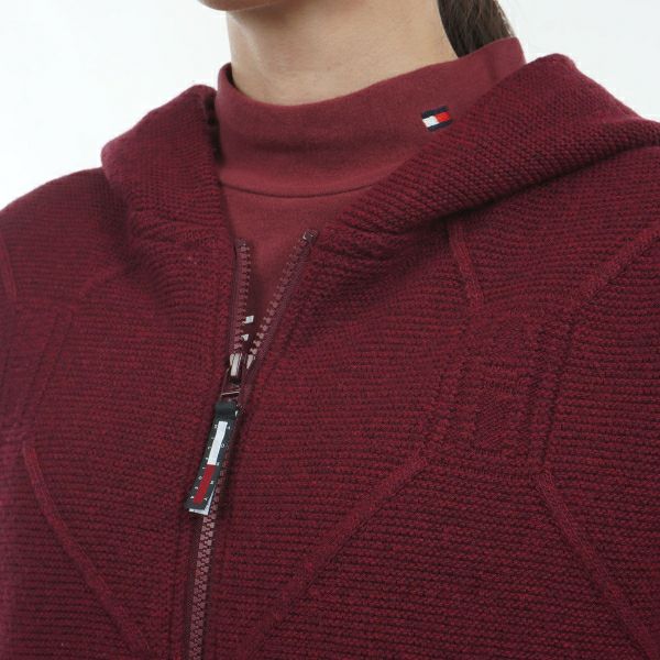 ツアーティー TOUR TEE レディース レディーススケルトンフラッグ　裏地付ZIPセ－タ－ THLA481 詳細14